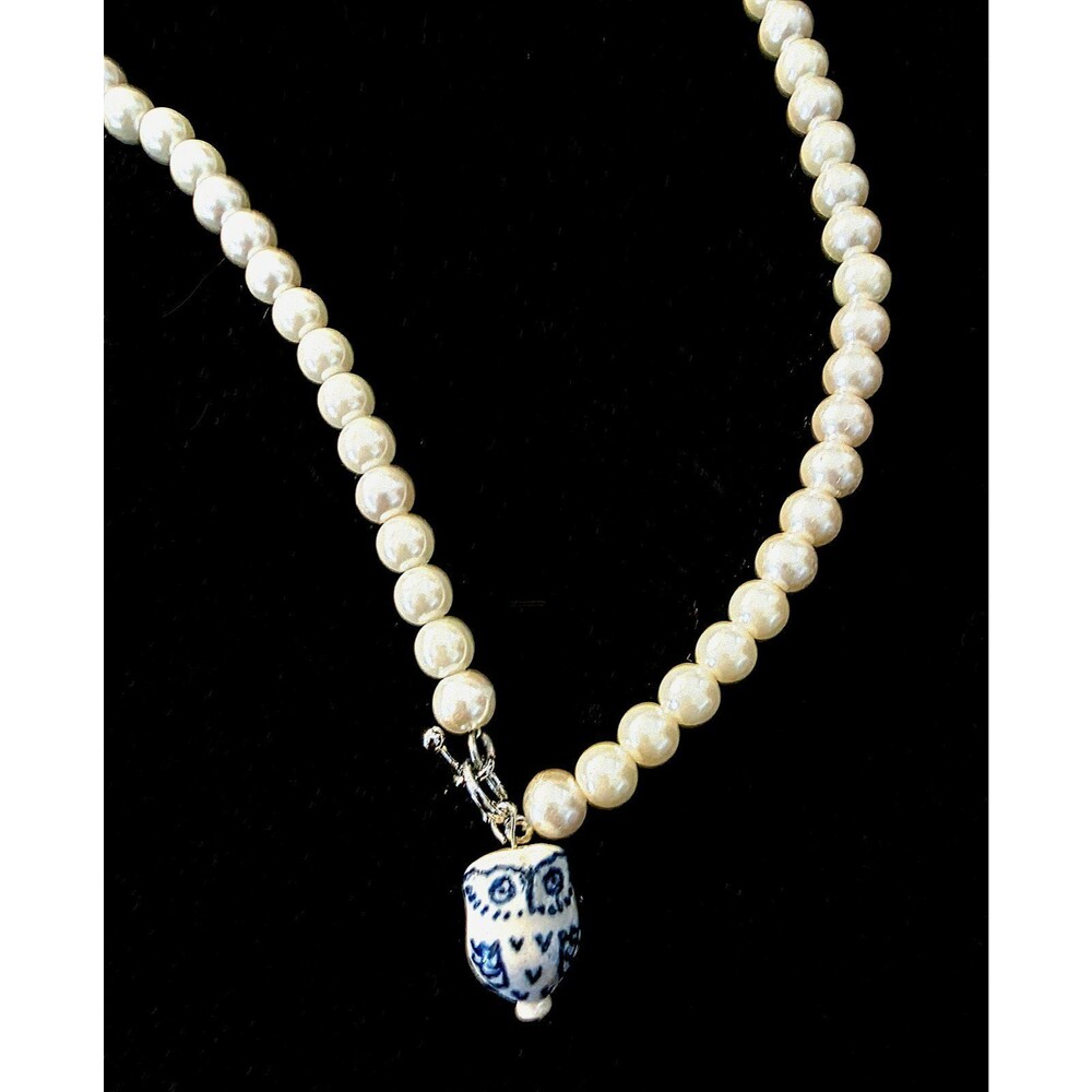 Vintage Inspired Faux Pearl Necklace